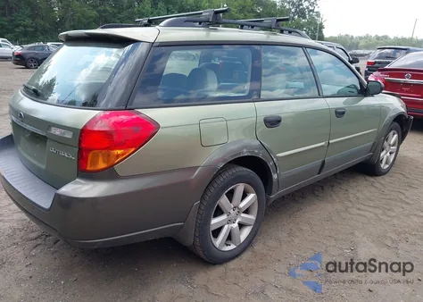2006 Subaru Outback 2.5I z USA, uszkodzony, nr VIN 4S4BP61C867308027